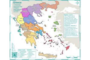 Greece Admin Level 2 Region Map